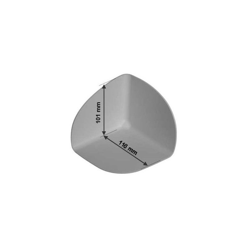 S-Corner PVC 90° Coltar interior PVC
