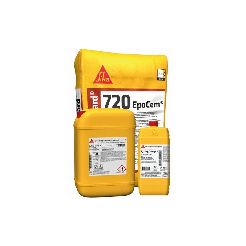 Sikagard-720 EpoCem Mortar tri-component, epoxi-cimentos