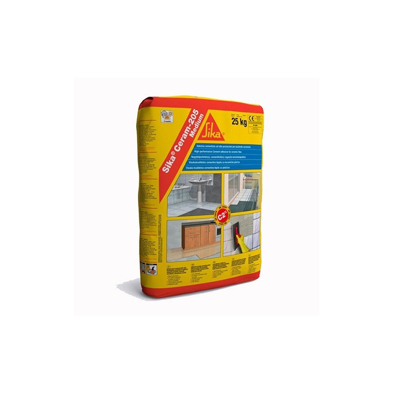 Sika Ceram-205 Alb Adeziv flexibil interior-exterior Sika Ceram-205 Alb Adeziv flexibil interior-exterior