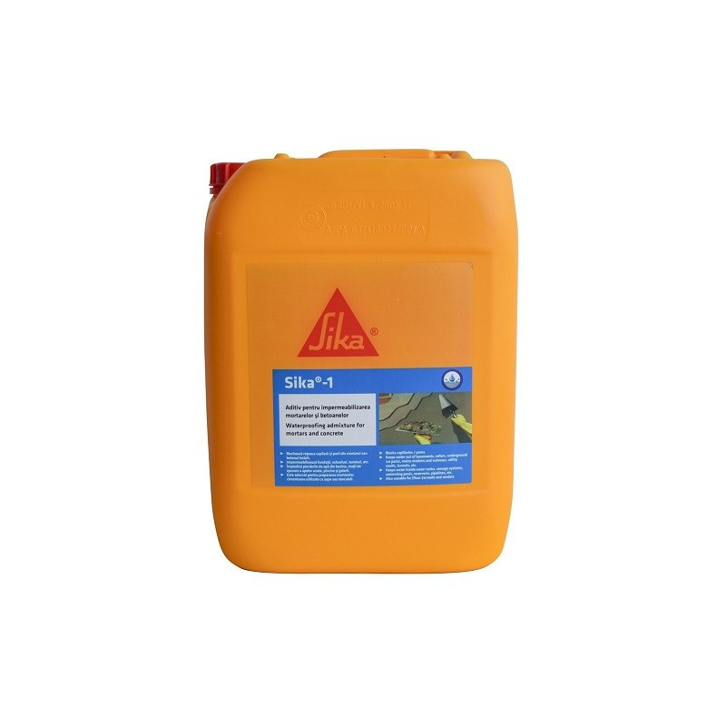 Sika -1 20Kg Aditiv impermeabilizare mortare Sika -1 20Kg Aditiv impermeabilizare mortare