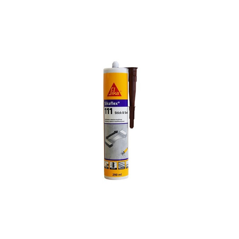 SikaFlex 111 Stick&Seal Maro Adeziv hibrid