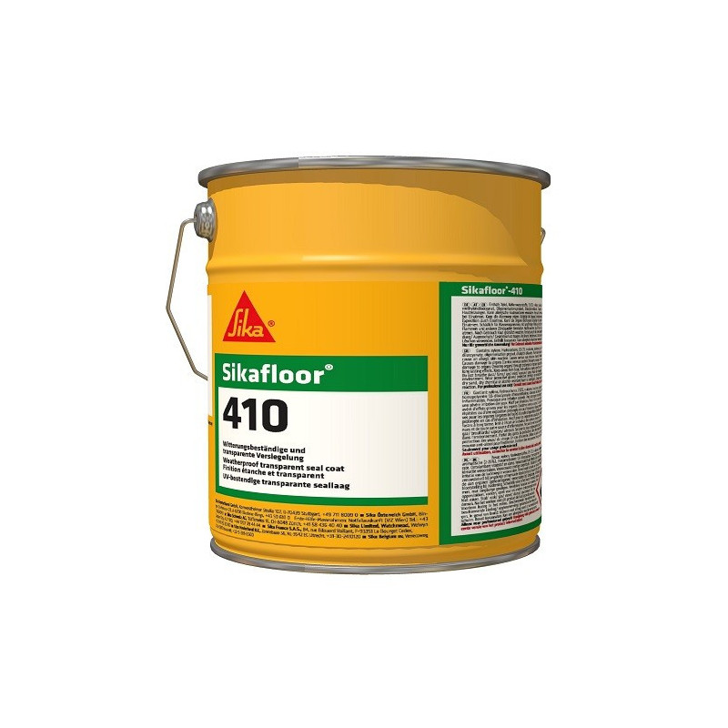Sikafloor-410 10L Strat de sigilare poliuretanic transparent pentru Sikafloor 400N