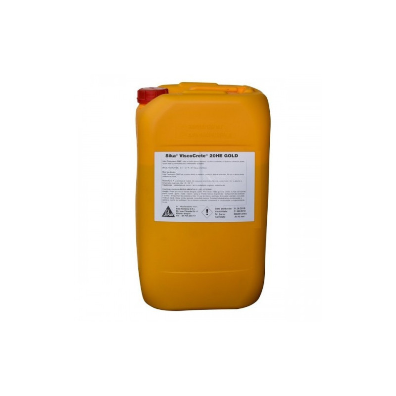 Sika ViscoCrete 20 HE Gold Superfluidizant 30Kg Sika ViscoCrete 20 HE Gold Superfluidizant 30Kg